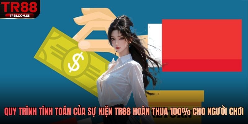 Quy trình tính toán của sự kiện TR88 hoàn thua 100% cho người chơi